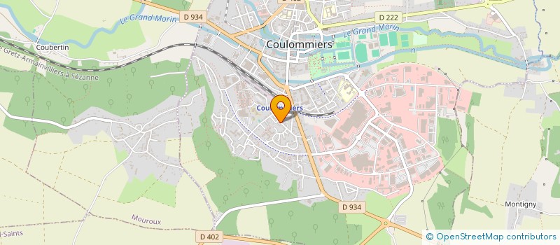 localisation de l'entreprise MADAME ATHENAIS PEREIRA à COULOMMIERS