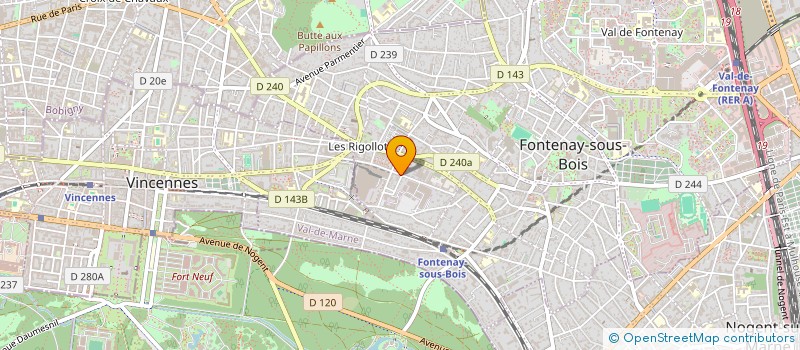 localisation de l'entreprise MADAME ATHENAIS PERROT à SAINT-DENIS