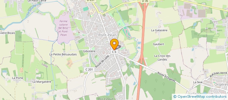 localisation de l'entreprise MADAME ATHINA CANEVET  PONT-PEAN