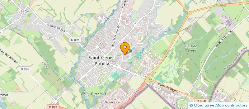 localisation de l'entreprise MADAME ATHINA ZAFEIRIOU  SAINT-GENIS-POUILLY