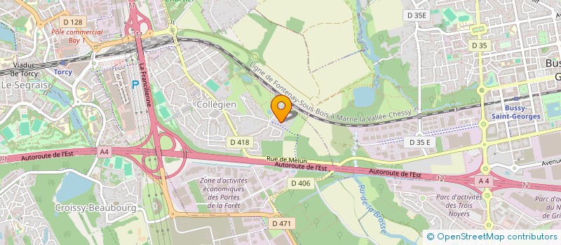 localisation de l'entreprise MADAME ATIKA BARDES  COLLEGIEN