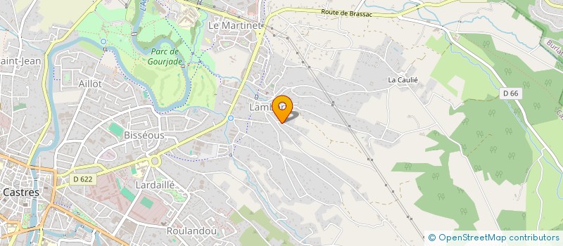 localisation de l'entreprise MADAME ATIKA BOUDALI  CASTRES