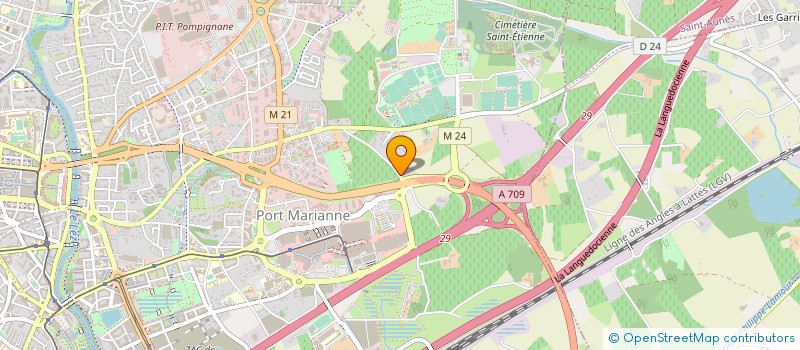 localisation de l'entreprise MADAME ATIKA EJJABRAOUI à MONTPELLIER