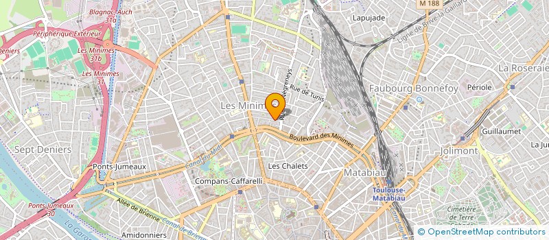 localisation de l'entreprise MADAME ATIKA FETTOMI  TOULOUSE