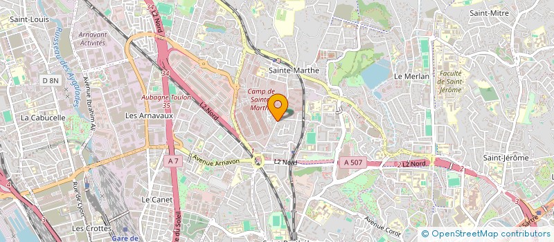 localisation de l'entreprise MADAME ATIKA LABBASS  MARSEILLE