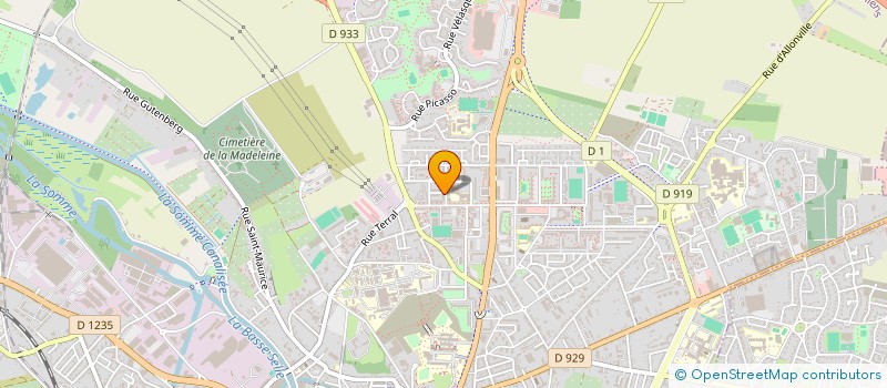 localisation de l'entreprise MADAME ATIKA MAHRAZ  AMIENS