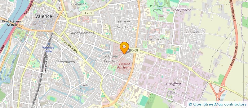 localisation de l'entreprise MADAME ATINUKE OKEWOLE  VALENCE