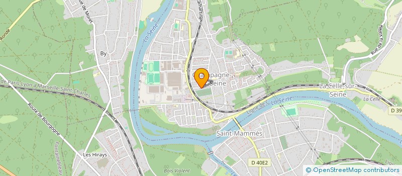 localisation de l'entreprise MADAME ATSUKO KAWASHIMA  CHAMPAGNE-SUR-SEINE