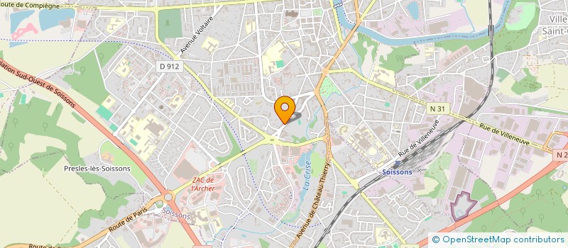 localisation de l'entreprise MADAME ATTALIA DAYDE à SOISSONS