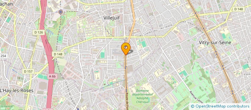 localisation de l'entreprise MADAME ATTELE ASSIBO  VILLEJUIF