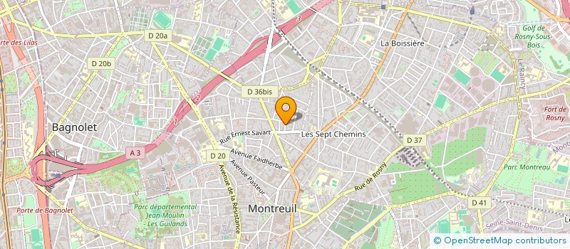 localisation de l'entreprise MADAME ATTIKA DRIF à MONTREUIL