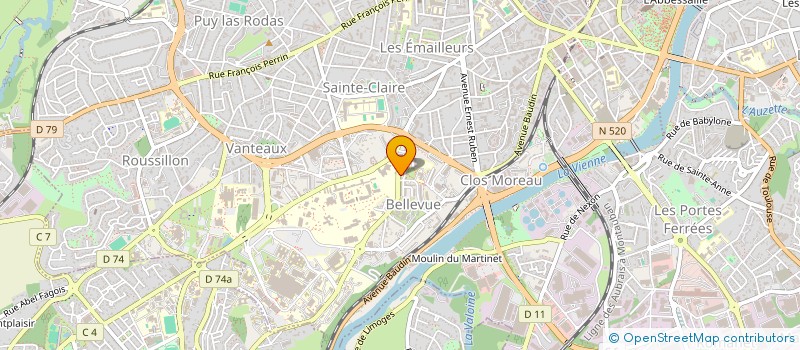 localisation de l'entreprise MADAME ATTOUMANI ZARIANTI à LIMOGES