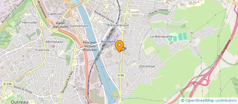 localisation de l'entreprise MADAME AUBANE LEBOUC à BOULOGNE-SUR-MER