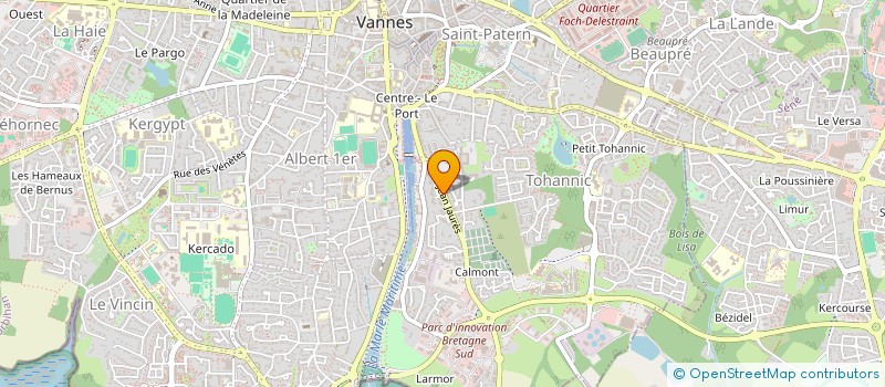 localisation de l'entreprise MADAME AUBERIE GILARD à VANNES