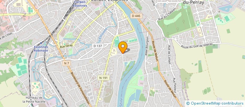 localisation de l'entreprise MADAME AUBIERGE BYRDE à CORBEIL-ESSONNES