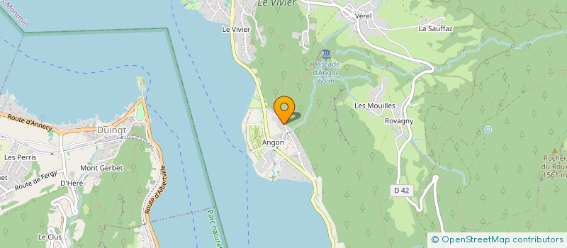 localisation de l'entreprise MADAME AUBREE FLAMMIER  TALLOIRES-MONTMIN