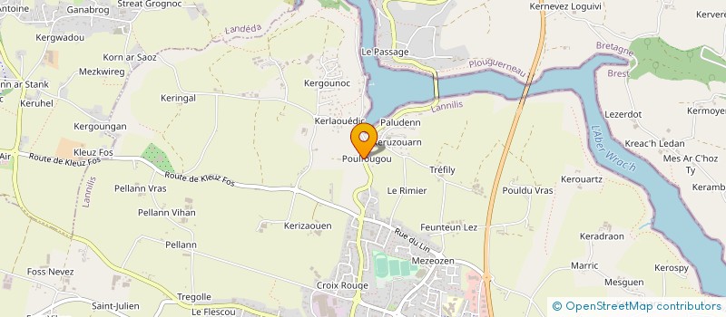 localisation de l'entreprise MADAME AUBREY STORY  LANNILIS