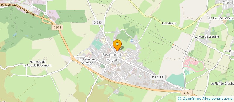 localisation de l'entreprise MADAME AUCEANE MAKABI  LA HAGUE