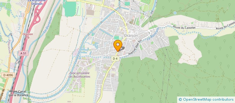 localisation de l'entreprise MADAME AUDE ALBRICI  ORAISON