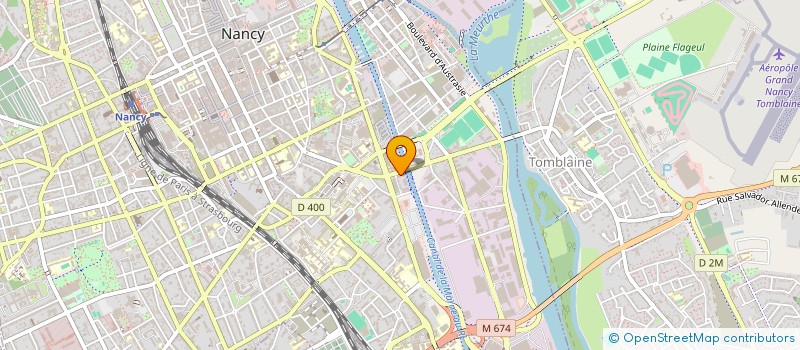 localisation de l'entreprise MADAME AUDE AMROUN  NANCY