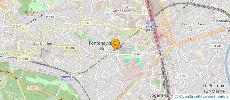 localisation de l'entreprise MADAME AUDE ANDRAULT à FONTENAY-SOUS-BOIS
