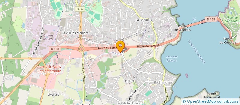 localisation de l'entreprise MADAME AUDE ARBADJI à LA RICHARDAIS