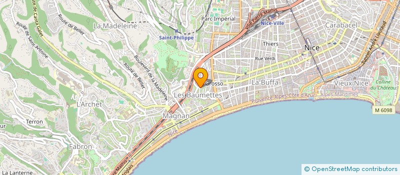 localisation de l'entreprise MADAME AUDE ARNESANO à NICE