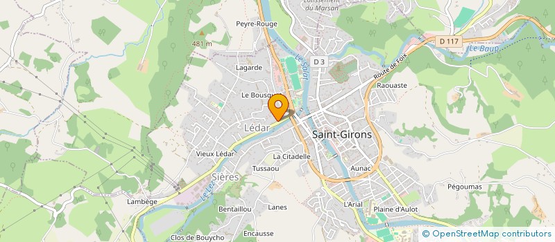 localisation de l'entreprise MADAME AUDE ASSELINEAU à SAINT-GIRONS