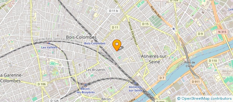 localisation de l'entreprise MADAME AUDE AUCOUTURIER  ASNIERES-SUR-SEINE