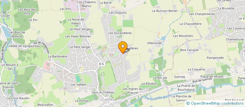 localisation de l'entreprise MADAME AUDE AUDE LOMBARD  LUYNES