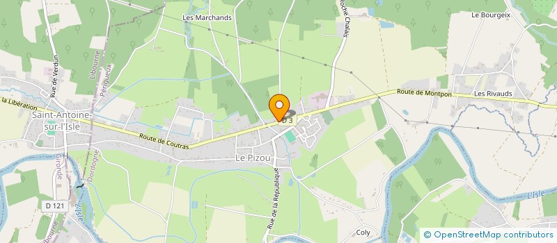 localisation de l'entreprise MADAME AUDE AUDUREAU  LE PIZOU