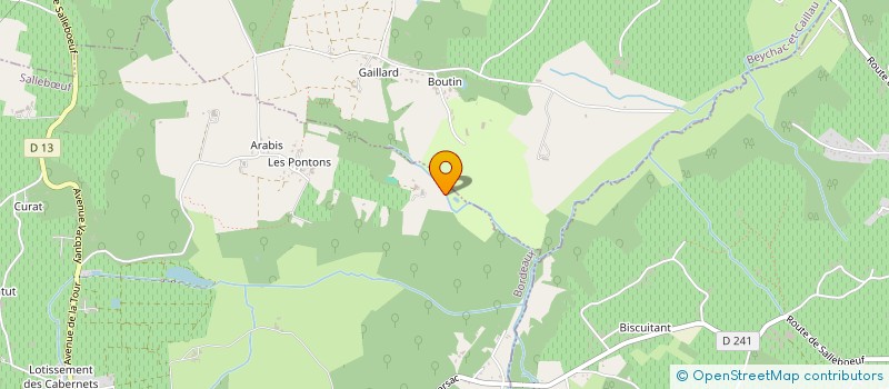 localisation de l'entreprise MADAME AUDE BAGATTIN  SALLEBUF