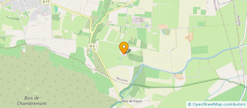 localisation de l'entreprise MADAME AUDE BAGNIS  MOURIES