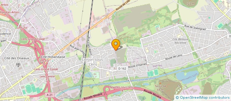 localisation de l'entreprise MADAME AUDE BALCER  HARNES