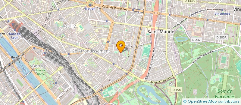 localisation de l'entreprise MADAME AUDE BALDASSARI  PARIS