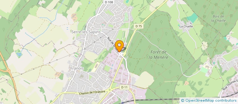 localisation de l'entreprise MADAME AUDE BARBIER  SERRE-LES-SAPINS