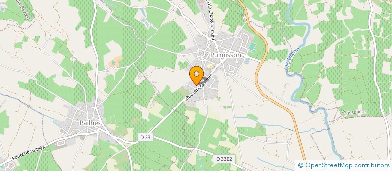 localisation de l'entreprise MADAME AUDE BARTHES  BEZIERS