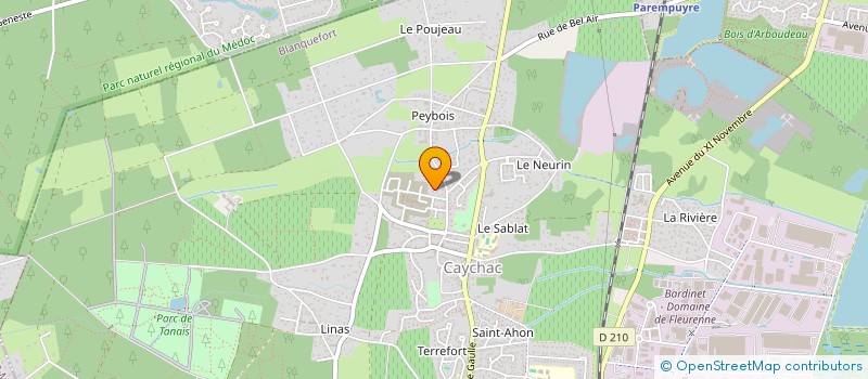 localisation de l'entreprise MADAME AUDE BATUT à BLANQUEFORT