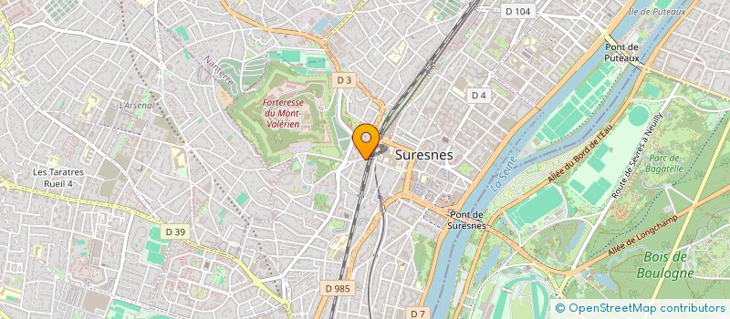 localisation de l'entreprise MADAME AUDE BEILLEAU à SURESNES