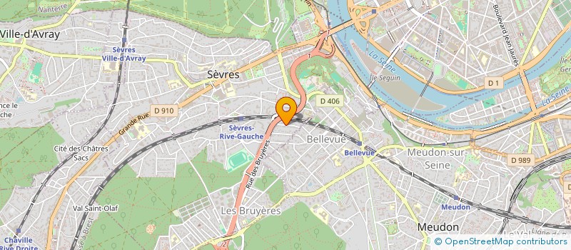 localisation de l'entreprise MADAME AUDE BENISTAN à SEVRES
