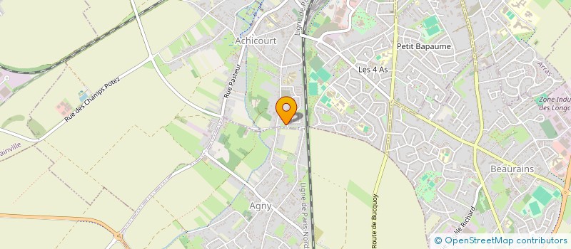 localisation de l'entreprise MADAME AUDE BERANGER  ACHICOURT