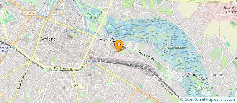 localisation de l'entreprise MADAME AUDE BERTON à AMIENS