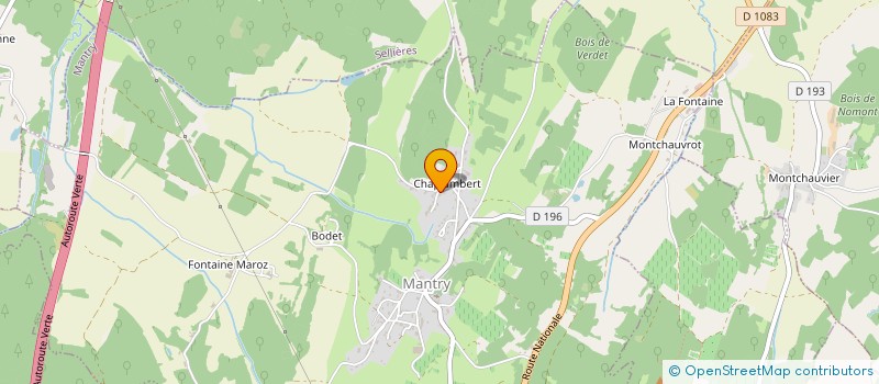 localisation de l'entreprise MADAME AUDE BERTON  MANTRY