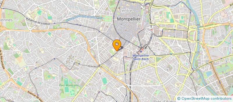 localisation de l'entreprise MADAME AUDE BERTRAND  MONTPELLIER