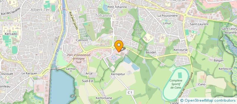 localisation de l'entreprise MADAME AUDE BETEGNIE à VANNES