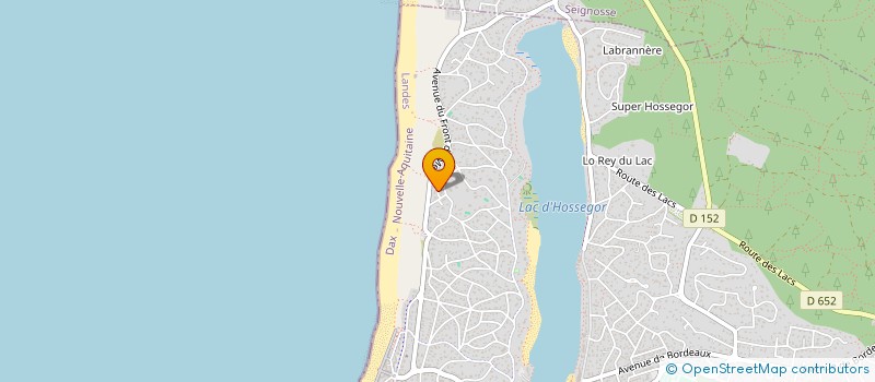 localisation de l'entreprise MADAME AUDE BIENVENU  SEIGNOSSE