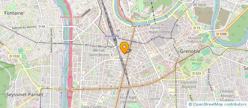 localisation de l'entreprise MADAME AUDE BIGET à GRENOBLE