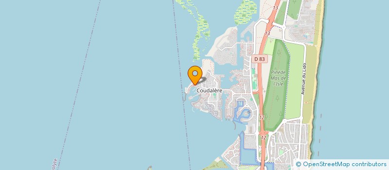 localisation de l'entreprise MADAME AUDE BIZEUL  LE BARCARES