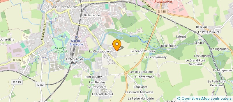 localisation de l'entreprise MADAME AUDE BLANCHET à DOL-DE-BRETAGNE