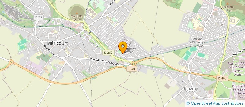 localisation de l'entreprise MADAME AUDE BLOT  MERICOURT